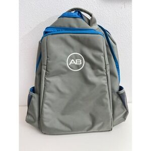 Advanced Bionics Backpack Grey Blue Sport Gym Bag Laptop Rucksack Travel Padded